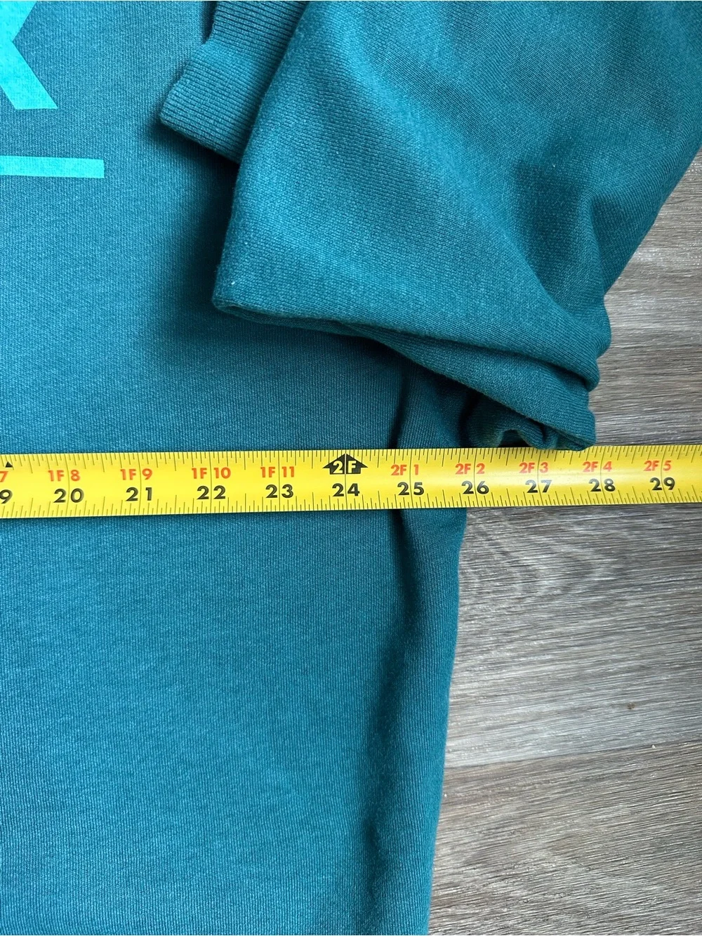 wild fable Teal New York City Cropped Crewneck Sweatshirt XL Casual Cozy Comfy - Picture 2 of 6